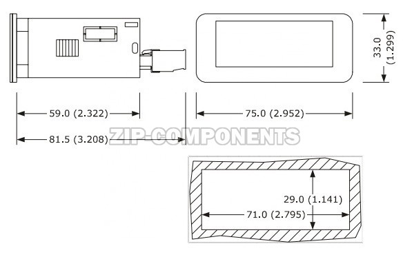 Программируемый контроллер EVCO EV3B23N7 230V 2Hp/8A/5A БЕЗ ДАТЧИКОВ, аналог ID971